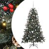 vidaXL Artificial Christmas Tree with 150 LEDs with Stand Green 150 cm