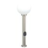 vidaXL Bollard Lights with Outlet 3 pcs 80 cm Stainless Steel IP44