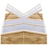 vidaXL Greenhouse | Natural | Impregnated pinewood, PVC | Large | Collapsible
