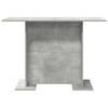 vidaXL Dining Table Concrete Grey 110x60x75 cm Engineered Wood