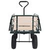 vidaXL Garden Hand Trolley Metal and Wood 250 kg