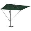 vidaXL Cantilever Banana Parasol Green 294 x 200 x 254 cm