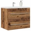 vidaXL Bathroom Sink Cabinet Old Wood 60x38.5x48 cm Engineered Wood