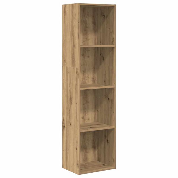 vidaXL Bookcase Artisian Oak 40x30x152 cm Engineered Wood