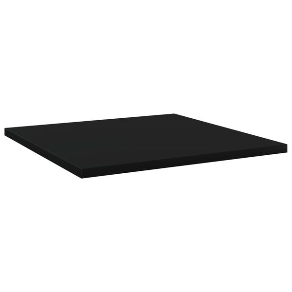vidaXL Bookshelf Boards 8 pcs Black 40x40x1.5 cm Engineered Wood
