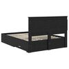 vidaXL Bed Frame with Drawer with Headboard Manual Engineered Wood