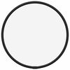 vidaXL Wall Mirror Black &Oslash; 20 cm Round
