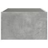 vidaXL Coffee Table with Infinity LED Concrete Grey 70x50x30 cm