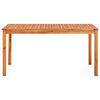 vidaXL Garden Table 150x90x74 cm Solid Acacia Wood