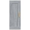 vidaXL Wall Cabinet Grey Sonoma 35x34x90 cm Engineered Wood