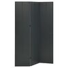 vidaXL 3-Panel Room Divider Anthracite 120x180 cm Steel