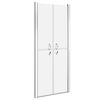 vidaXL Shower Door Frosted ESG 101x190 cm