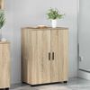 vidaXL Bathroom Cabinet with Storage Sonoma Oak 60 x 35 x 80 cm