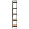 vidaXL 5-Tier Bookcase 140x30x180 cm Solid Mango Wood