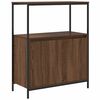vidaXL Bathroom Furniture Set with Shelf 5 pcs Brown 76.5 x 35 x 95 cm