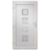 vidaXL Front Door White 98x200 cm PVC