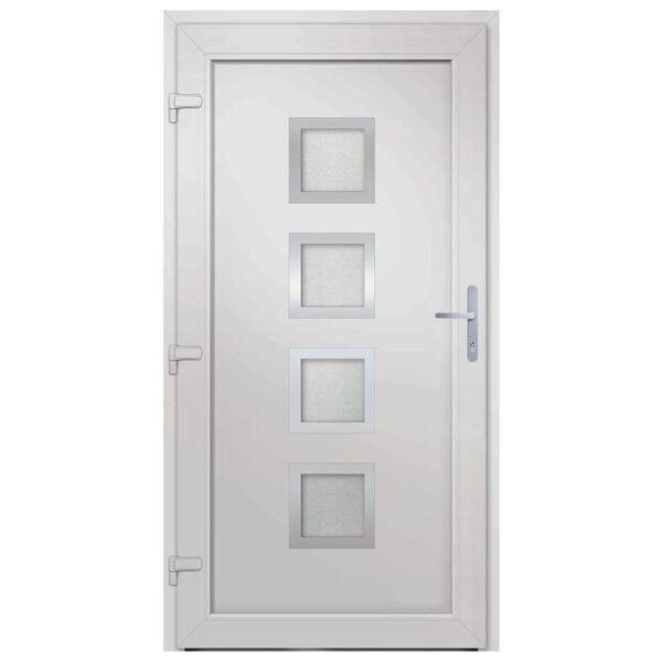 vidaXL Front Door White 98x200 cm PVC