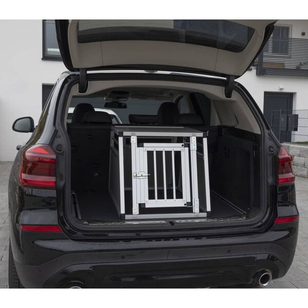 Kerbl Dog Transport Box Barry 77x55x50 cm Aluminium