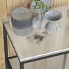 vidaXL Kitchen Storage with Shelf Silver 90 x 50 x 92 cm Steel