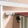 vidaXL Retractable Awning Manual Orange and brown 600 x 300 cm Fabric