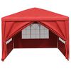 vidaXL Partytent with Wall Red 400 x 300 x 255 cm