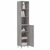 vidaXL Highboard Grey Sonoma 34.5x34x180 cm Engineered Wood