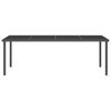 vidaXL 9 Piece Outdoor Dining Set Steel