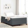 vidaXL Bed Frame Dark grey 120 x 200 cm Corduroy fabric