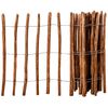 vidaXL Picket Fence Hazel Wood 90x500 cm
