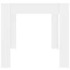 vidaXL Dining Table White 160x80x76 cm Engineered Wood