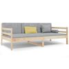 vidaXL Day Bed without Mattress 90x190cm Solid Wood Pine