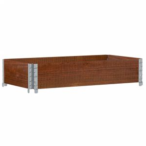 vidaXL Garden Planter Brown 100x50 cm Solid Wood Pine