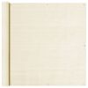 vidaXL Balcony Screen Cream 120x600 cm HDPE