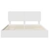 vidaXL Storage Bed with Headboard White 180 x 200 cm Engineered Wood