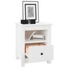 vidaXL Bedside Cabinets 2 pcs White 40x35x49 cm Solid Wood Pine