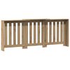 vidaXL Radiator Cover Artisian Oak 205x21.5x83.5 cm Engineered Wood