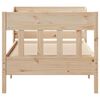 vidaXL Bed Frame without Mattress 100x200 cm Solid Wood Pine
