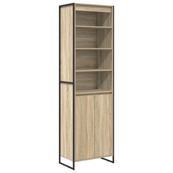 vidaXL Tall Cabinets 2 pcs Sonoma 60 x 36 x 300 cm Engineered Wood