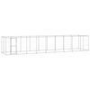 vidaXL Outdoor Dog Kennel Galvanised Steel 21,78 m&sup2;
