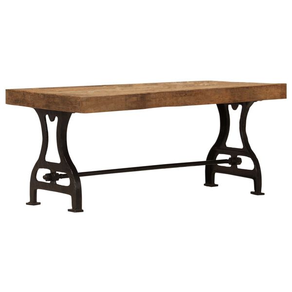 vidaXL Coffee Table Solid Reclaimed Wood 100x60x40 cm