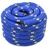 vidaXL Boat Rope 5 m 4 Blue PP
