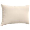 vidaXL Sofa Pillows 2 pcs Beige 60 x 40 cm Fabric