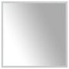 vidaXL LED Bathroom Mirror Transparent 60 x 60 cm Tempered Glass