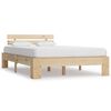 vidaXL Bed Frame without Mattress Solid Pine Wood 120x200 cm