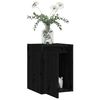 vidaXL Wall Cabinets 2 pcs Black 30x30x40 cm Solid Wood Pine