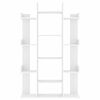 vidaXL Book Cabinet White 86x25.5x140 cm Engineered Wood