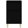 vidaXL Bedside Cabinets 2 pcs Black 40x35x70 cm