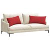vidaXL Sofa Pillows 2 pcs Red 80 x 40 cm Fabric