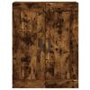 vidaXL Wall Mounted Cabinets 2 pcs Smoked Oak Engineered Wood