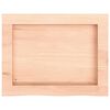 vidaXL Bathroom Countertop 40x30x(2-4) cm Untreated Solid Wood